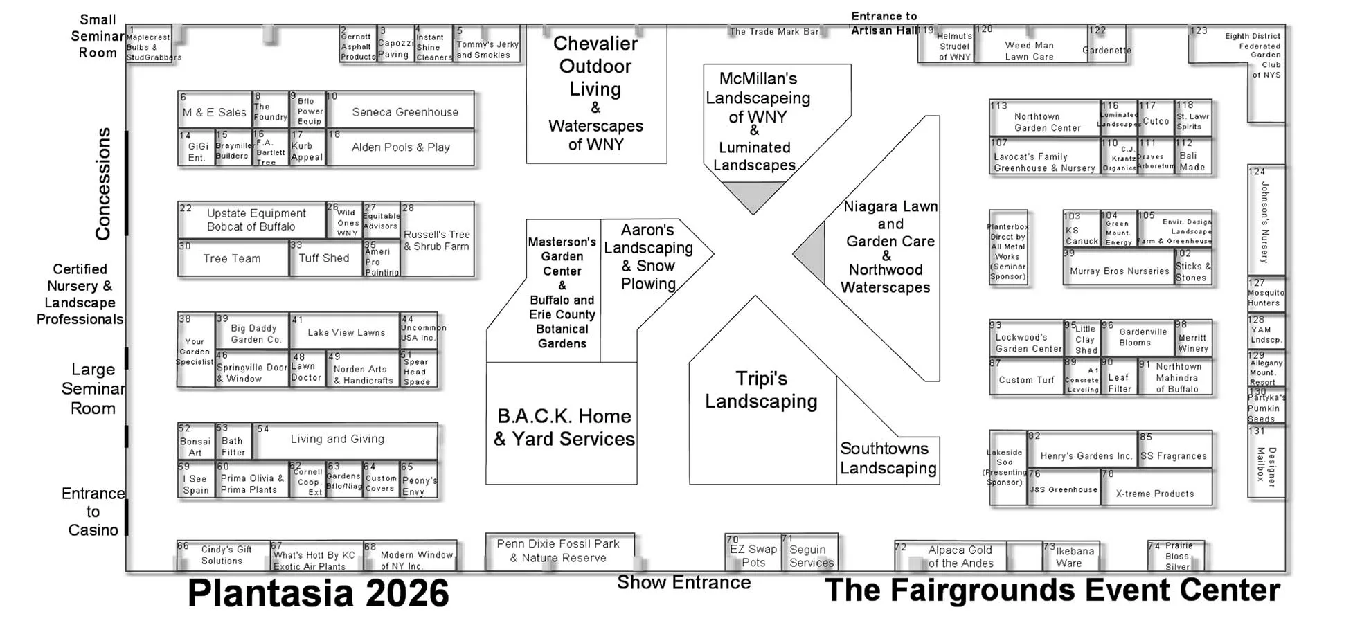 Vendors & Floor Plan - Plant Show